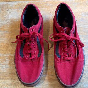 Vans - Red / Black - NWOB - Size 12